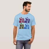 T-shirt Dinosaure T-Rex Pop Art (Devant entier)