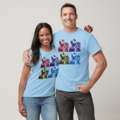 T-shirt Dinosaure T-Rex Pop Art (Unisexe)