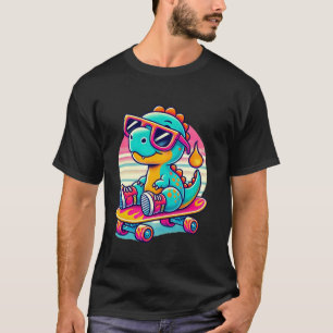 T-shirt Dinosaure T-Rex Rétro Nouveauté Drôle Dinosaure