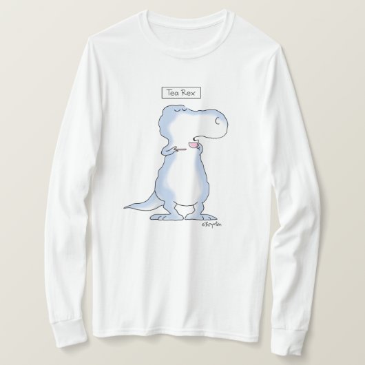 T-shirt dinosaure TEA REX par Boynton (Design devant)