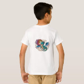 T-shirt Dinosaure Ultime en couleur blanche (Dos entier)