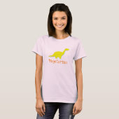 T-shirt Dinosaure végétarien mignon (Devant entier)