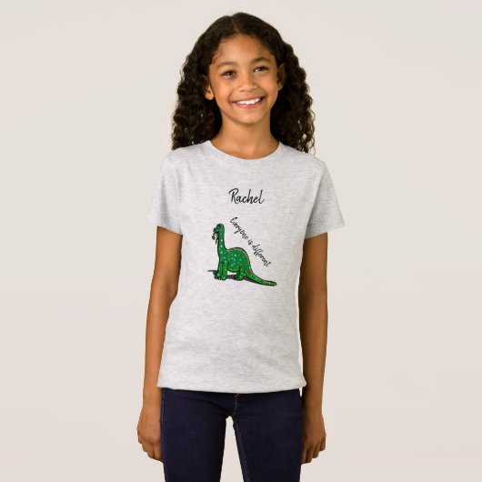 T-Shirt Dinosaure Vert (Devant entier)