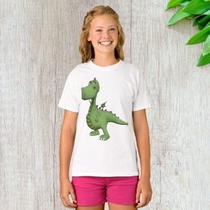 T-shirt Dinosaure Vert