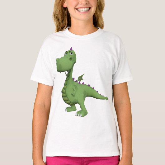 T-shirt Dinosaure Vert (Devant)