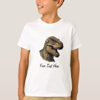 Dinosaure vert rouge personnalisé T-Rex Tyrannosau