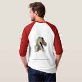 T-shirt : Dinosaures bouche ouverte (Dos entier)