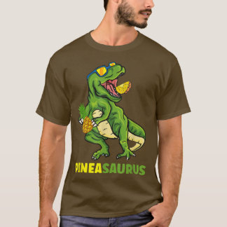 T-shirt Dinosaures D'Ananas Tropical Pour Enfants D'Été Ga
