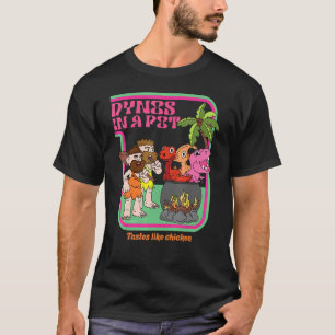 T-shirt Dinosaures Dans Un Pot A Le Goût De Poulet Dinos