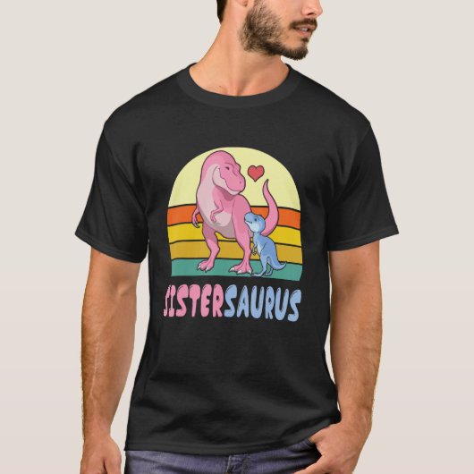 T-shirt Dinosaures Dansant Ensemble Heureux Pour Moi Frère (Devant)