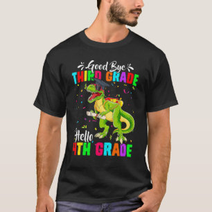 T-shirt Dinosaures de dernière journée Adieu 3e année Bonj