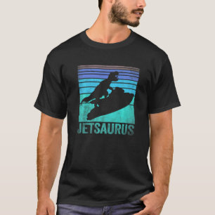 T-shirt Dinosaures de motomarine Jetski d'eau Dino embarc
