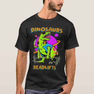 T-shirt Dinosaures drôles et musculation haltérophilie Bod