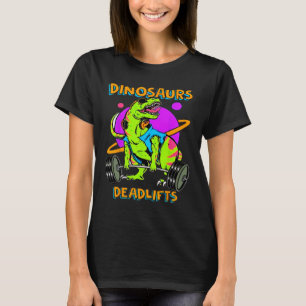T-shirt Dinosaures drôles et musculation haltérophilie Bod