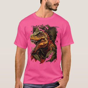 T-shirt Dinosaures femmes Hommes Femmes Enfants VNeck 42