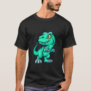 T-shirt Dinosaures rex Enfants Amusants Tyrannosaurus