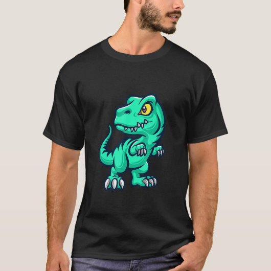 T-shirt Dinosaurs rex Kids Fun Tyrannosaurus (Devant)