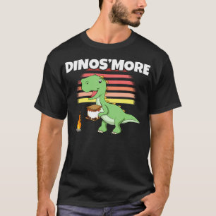 T-shirt Dinos'More Toddler Boy Dinosaur Camping Dino Funny