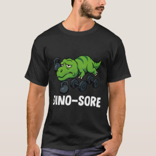 T-shirt Dinosore Drôle T-rex Gym entraînement