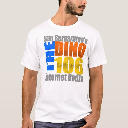 T-SHIRT DINOTHROWBACKLOGOWHT (Devant)
