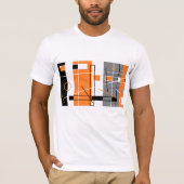 T-Shirt d'inspiration géométrique (Devant)