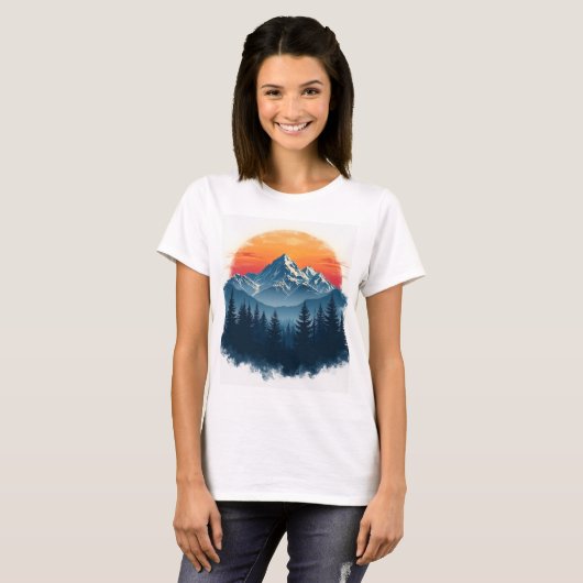 T-shirt d'inspiration nature (Devant entier)