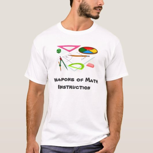T-shirt d'instruction de maths (Devant)