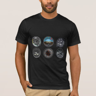 T-shirt d'instruments du vol des hommes