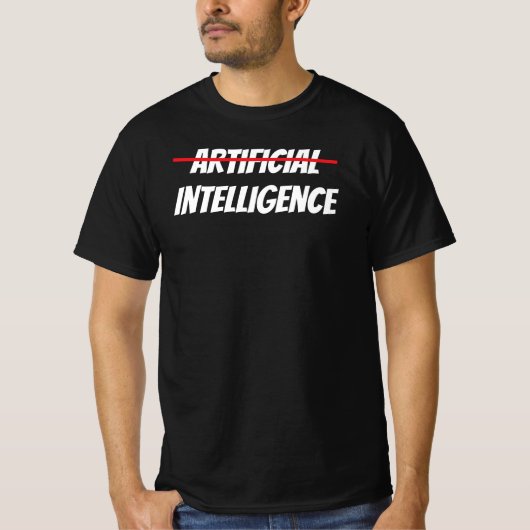 T-shirt d'intelligence artificielle (Devant)