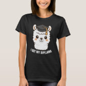T-shirt Dipllama Classe de graduation Llama Alpaca (Devant)