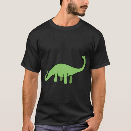 T-shirt Diplodocus - Dinosaure Design Par Cecca Designs (Devant)