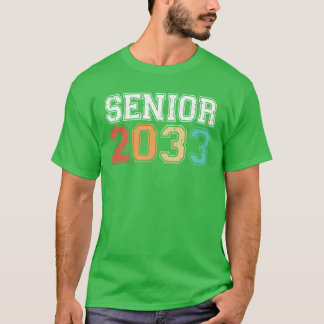 T-shirt Diplômé 2033 Diplôme Rétro Vintage famille