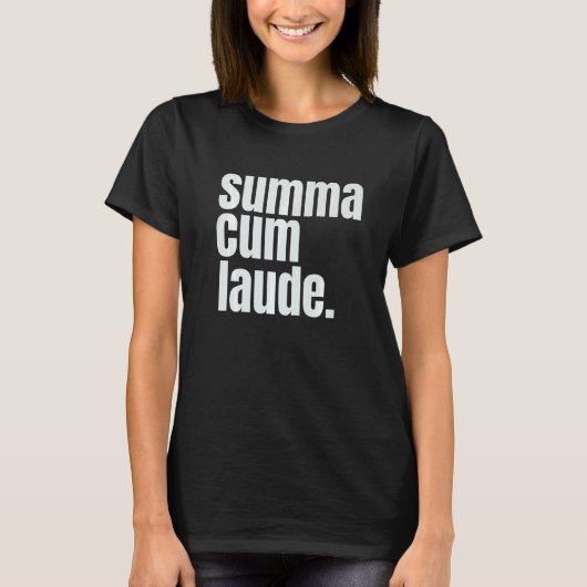 T-shirt Diplômé avec la plus haute distinction (Devant)