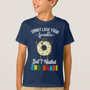 T-shirt Diplômé de 2e année drôle Donut Graduate