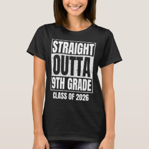 T-shirt Diplômé de 9e année Promotion 2026 Cl Premiu