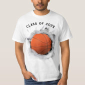 T-shirt Diplôme de basket-ball (Devant)