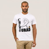 T-shirt Diplômé de chimio de cancer de poumon (Devant entier)