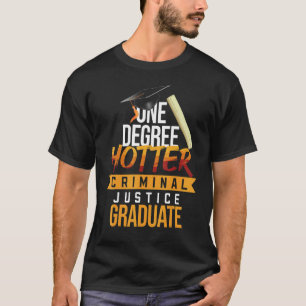 T-shirt Diplôme de criminologie futur policier chargé de l
