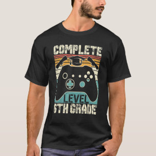 T-shirt Diplômé de la 2e année de 6e année Vide complet