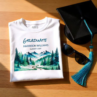 T-shirt Diplômé de la montagne aventureuse 
