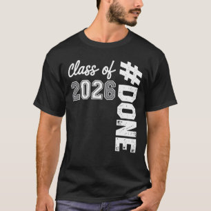 T-shirt Diplômé de la promotion 2026 26 Diplômé fier