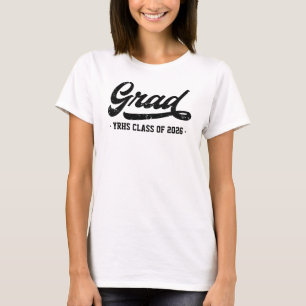 T-shirt Diplômé de la promotion 2026, Personnalisez le nom
