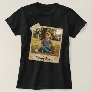 T-shirt Diplômé de la promotion 2026 Photo personnalisée d