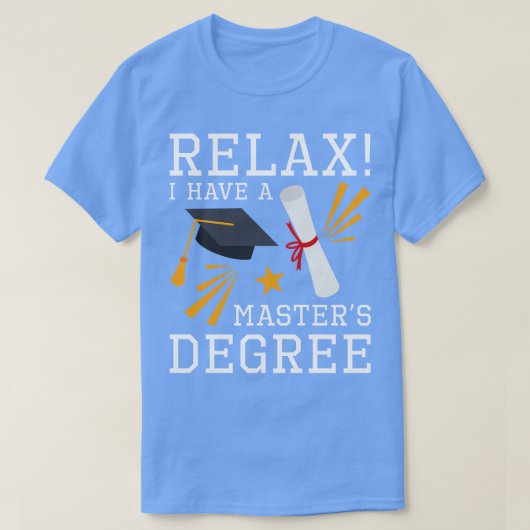 T-shirt Diplôme de maître Relax (Design devant)