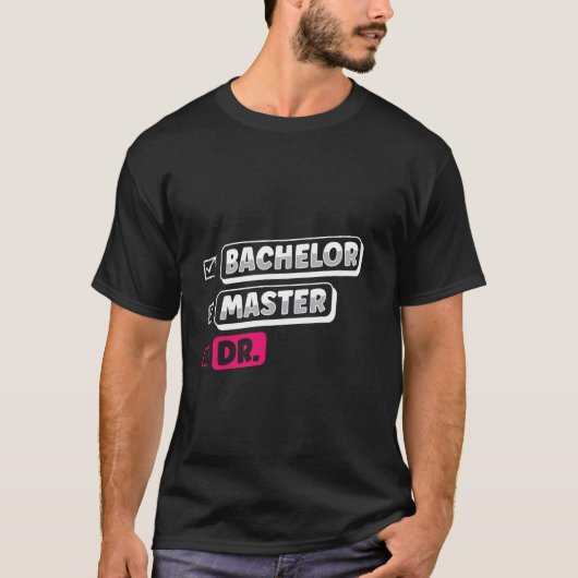 T-shirt Diplôme de master BACHELOR MASTER DR. Masters Femm (Devant)