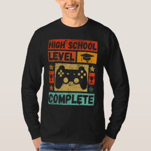 T-shirt Diplômé de niveau Lycée_4