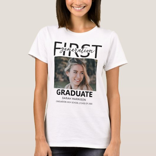 T-shirt Diplômé de première génération | Photo (Devant)