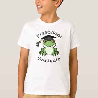 T-shirt Diplômé d'école maternelle - grenouille