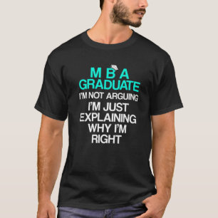 T-shirt Diplôme d'études de MBA