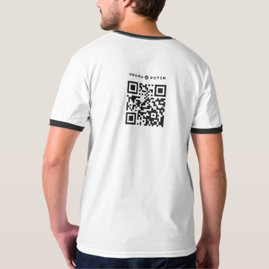 T-shirt diplômé d'Obama Poutine (Dos entier)